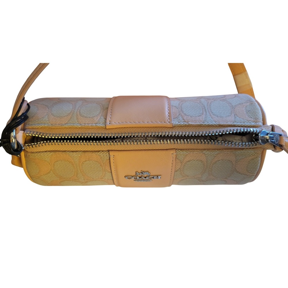Coach Nolita Barrel Bag Signature Jacquard Faded Blush CU003 New - Picture 4 of 7